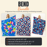 Bend Bundle - Pool Party, Because of the Brave and Heartland Home quilts - photo 1 of 18 - The Fabric Hut