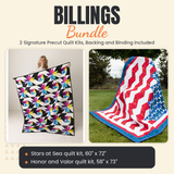 Billings Bundle - Stars at Sea and Honor and Valor quilts - photo 1 of 13 - The Fabric Hut