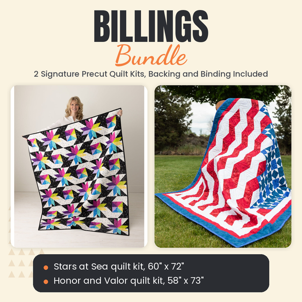 Billings Bundle - Stars at Sea and Honor and Valor quilts - photo 1 of 13 - The Fabric Hut