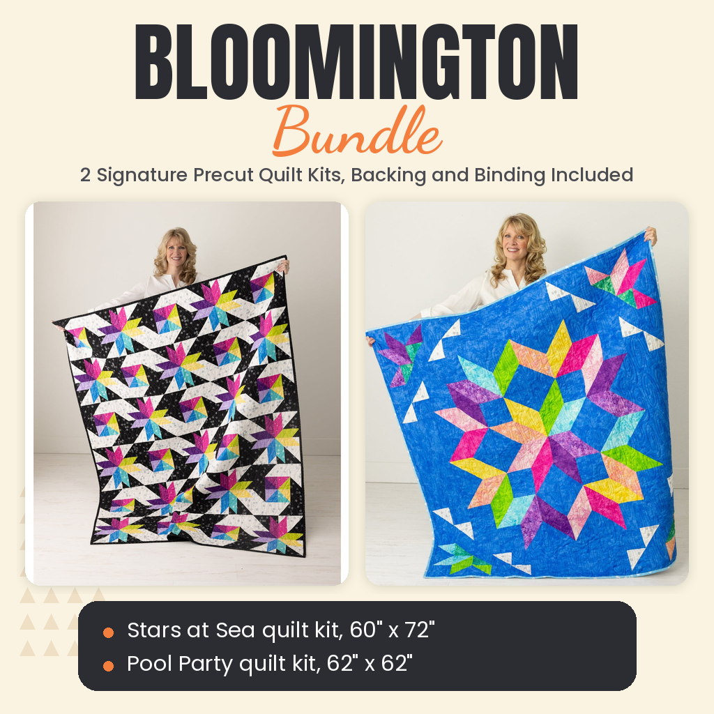 Bloomington Bundle - Stars at Sea and Pool Party quilts - photo 1 of 13 - The Fabric Hut
