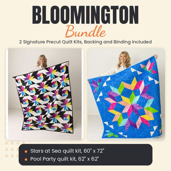 Bloomington Bundle - Stars at Sea and Pool Party quilts - photo 1 of 13 - The Fabric Hut
