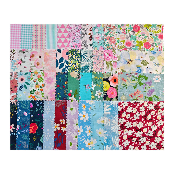 Chandelier Quilt Bundle - Blossom Breeze Collection - Beginner - 50" x 60" Finished