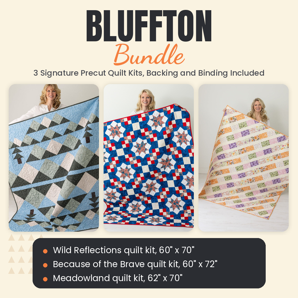 Bluffton Bundle - Wild Reflections, Because of the Brave and Meadowland quilts - photo 1 of 19 - The Fabric Hut
