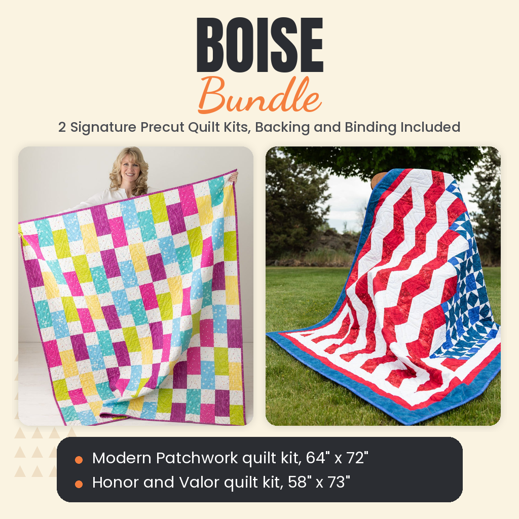 Boise Bundle - Modern Patchwork and Honor and Valor quilts - photo 1 of 13 - The Fabric Hut