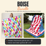 Boise Bundle - Modern Patchwork and Honor and Valor quilts - photo 1 of 13 - The Fabric Hut