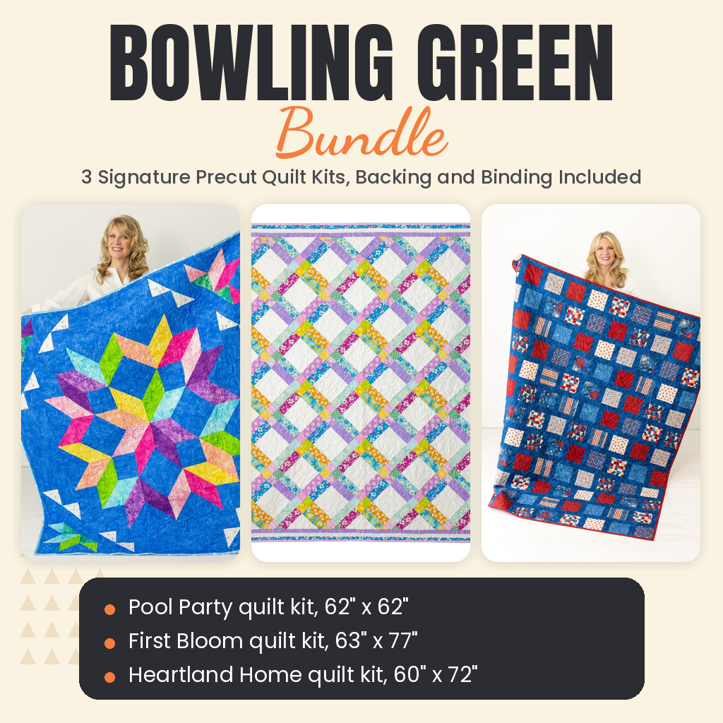 Bowling Green Bundle - Pool Party, First Bloom and Heartland Home quilts - photo 1 of 18 - The Fabric Hut