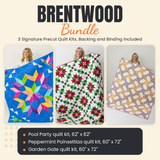 Brentwood Bundle - Pool Party, Peppermint Poinsettias and Garden Gate quilts - photo 1 of 19 - The Fabric Hut