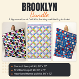 Brooklyn Bundle - Stars at Sea, First Bloom and Heartland Home quilts - photo 1 of 18 - The Fabric Hut