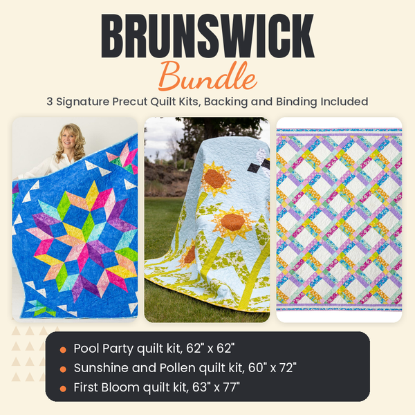 Brunswick Bundle - Pool Party, Sunshine and Pollen and First Bloom quilts - photo 1 of 19 - The Fabric Hut