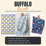 Buffalo Bundle - First Bloom, Prairie Posies and Heartland Home quilts - photo 1 of 18 - The Fabric Hut