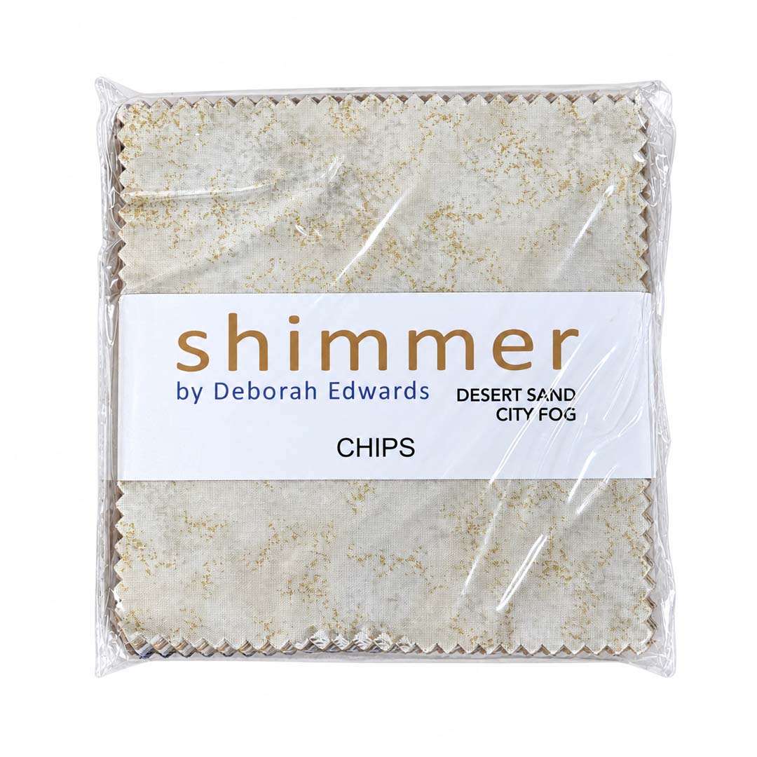 Charm Pack 42pcs - 5" Square Precuts - Desert Sand & City Fog - Shimmer Metallic by Northcott - photo 2 of 4 - The Fabric Hut