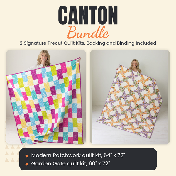 Canton Bundle - Modern Patchwork and Garden Gate quilts - photo 1 of 13 - The Fabric Hut