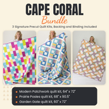 Cape Coral Bundle - Modern Patchwork, Prairie Posies and Garden Gate quilts - photo 1 of 19 - The Fabric Hut