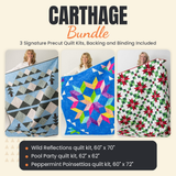 Carthage Bundle - Wild Reflections, Pool Party and Peppermint Poinsettias quilts - photo 1 of 19 - The Fabric Hut