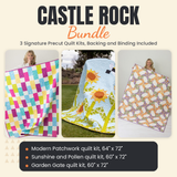 Castle Rock Bundle - Modern Patchwork, Sunshine and Pollen and Garden Gate quilts - photo 1 of 19 - The Fabric Hut