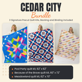 Cedar City Bundle - Pool Party, Because of the Brave and Meadowland quilts - photo 1 of 19 - The Fabric Hut