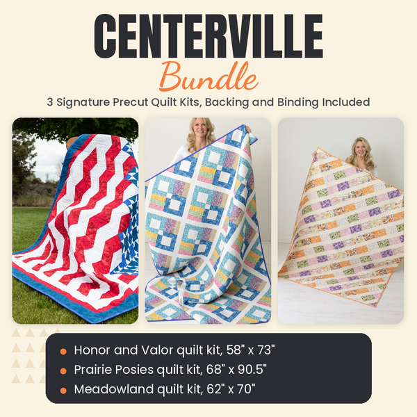 Centerville Bundle - Honor and Valor, Prairie Posies and Meadowland quilts - photo 1 of 19 - The Fabric Hut