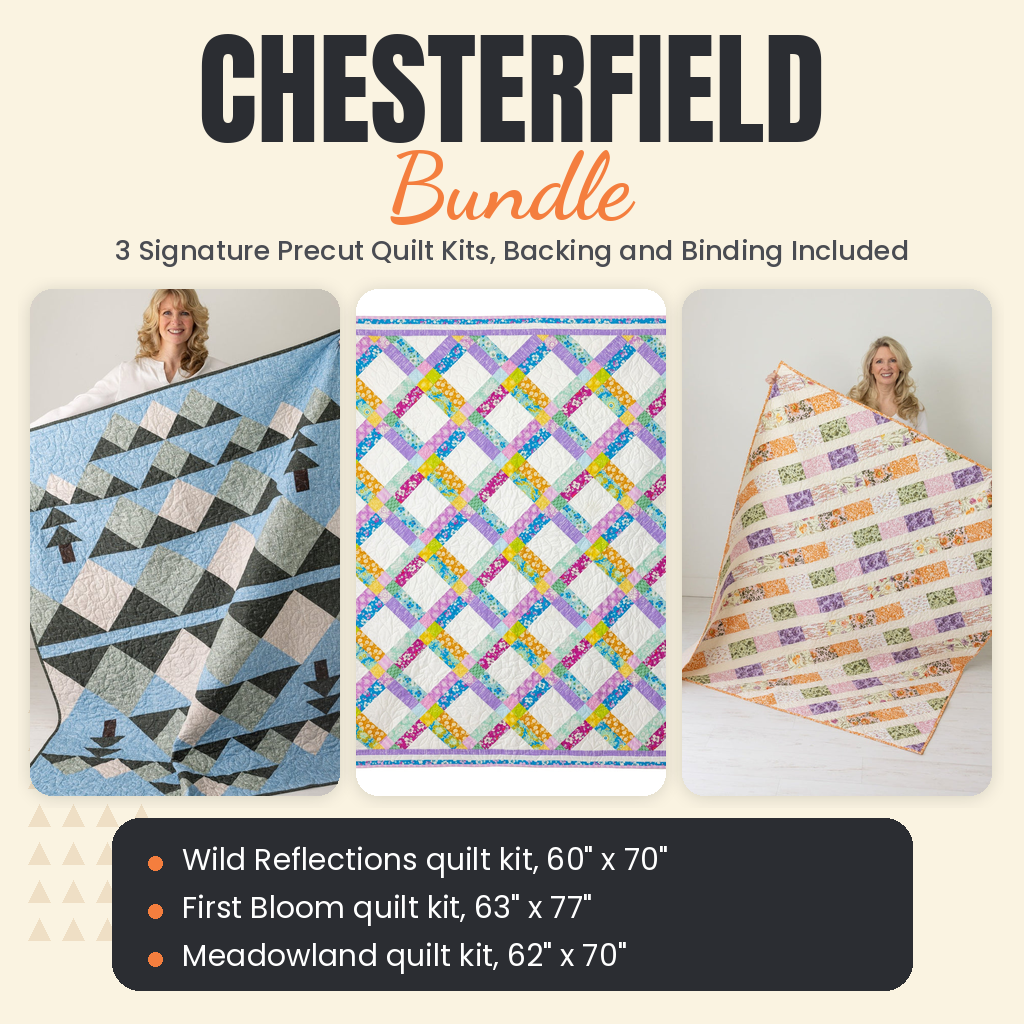Chesterfield Bundle - Wild Reflections, First Bloom and Meadowland quilts - photo 1 of 19 - The Fabric Hut