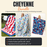 Cheyenne Bundle - Honor and Valor, Prairie Posies and Heartland Home quilts - photo 1 of 18 - The Fabric Hut