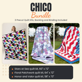 Chico Bundle - Stars at Sea, Floral Patchwork and Honor and Valor quilts - photo 1 of 19 - The Fabric Hut