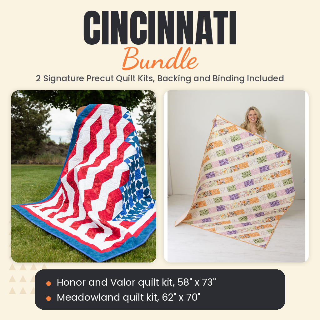 Cincinnati Bundle - Honor and Valor and Meadowland quilts - photo 1 of 13 - The Fabric Hut