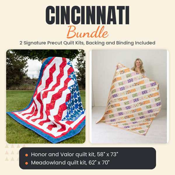 Cincinnati Bundle - Honor and Valor and Meadowland quilts - photo 1 of 13 - The Fabric Hut