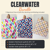 Clearwater Bundle - Modern Patchwork, Because of the Brave and Garden Gate quilts - photo 1 of 19 - The Fabric Hut