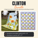 Clinton Bundle - Sunshine and Pollen and First Bloom quilts - photo 1 of 13 - The Fabric Hut