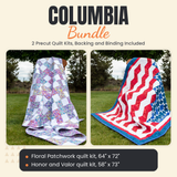 Columbia Bundle - Floral Patchwork and Honor and Valor quilts - photo 1 of 13 - The Fabric Hut