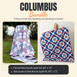 Columbus Bundle - Floral Patchwork and Because of the Brave quilts - photo 1 of 13 - The Fabric Hut