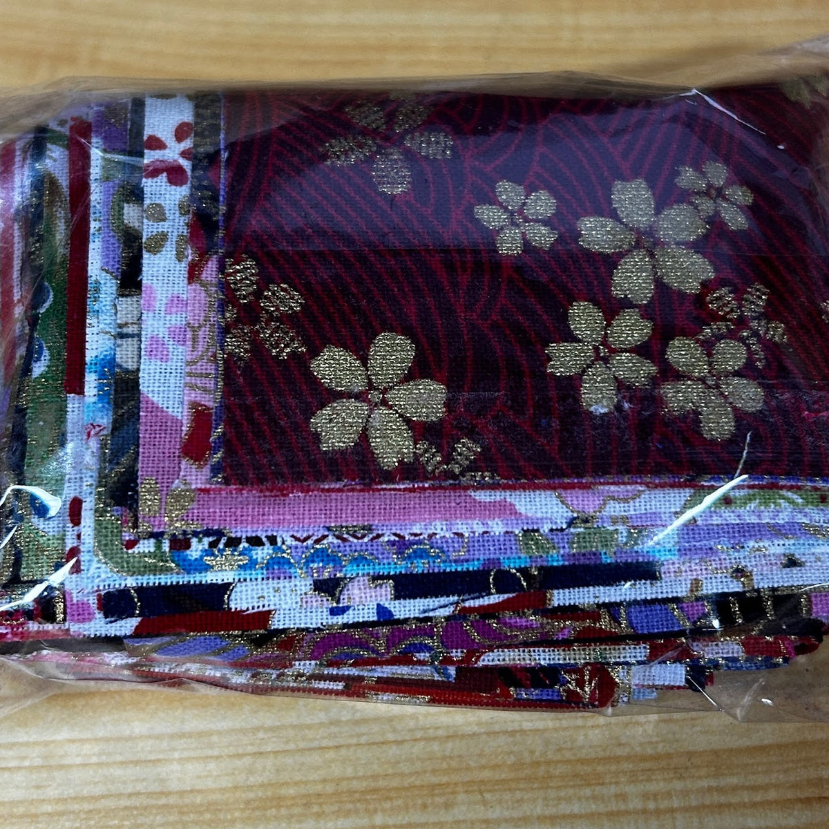 Crimson Garden Collection mini strips fabrics
