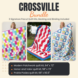 Crossville Bundle - Modern Patchwork, Honor and Valor and Prairie Posies quilts - photo 1 of 19 - The Fabric Hut