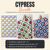 Cypress Bundle - First Bloom, Peppermint Poinsettias and Because of the Brave quilts - photo 1 of 19 - The Fabric Hut
