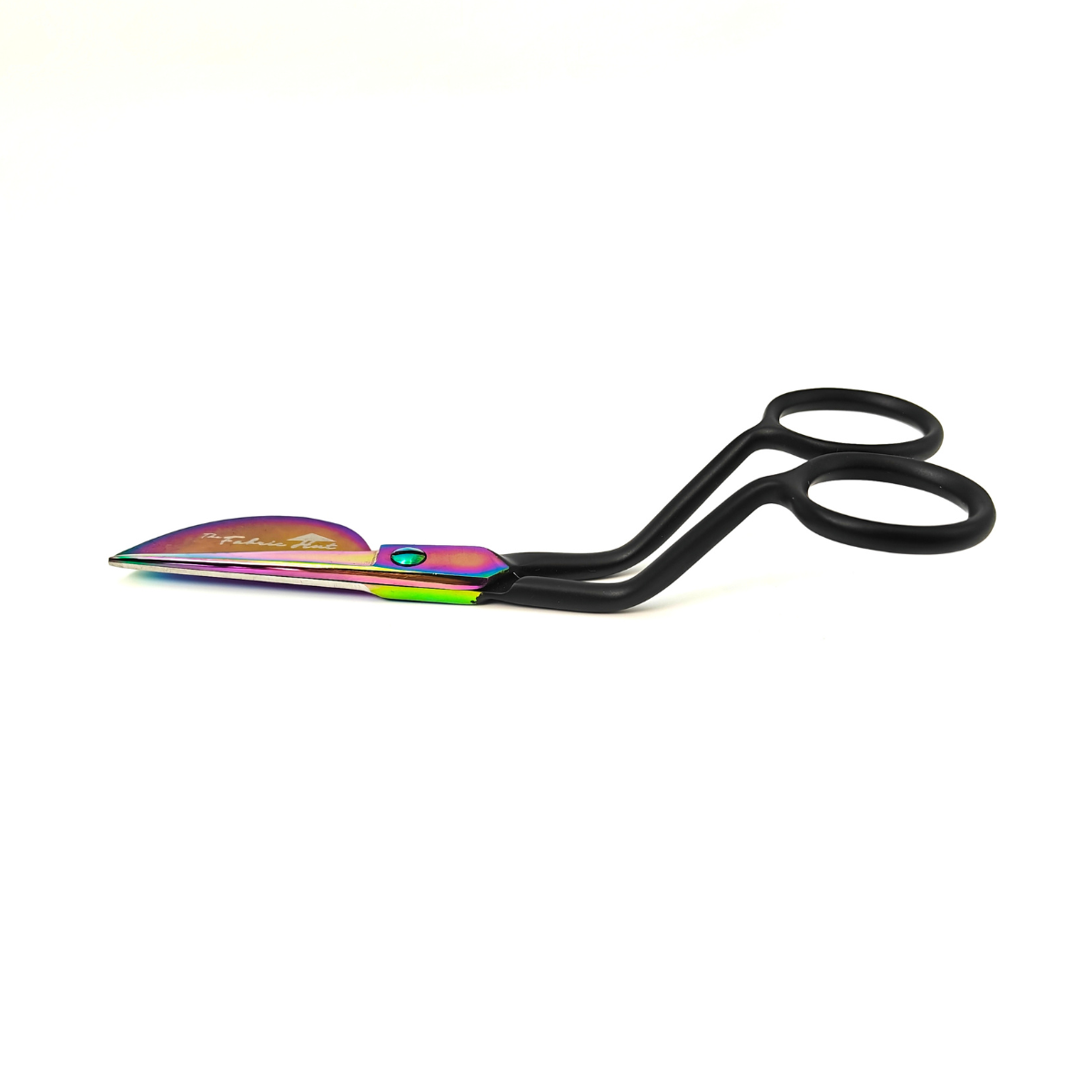 The Fabric Hut 6" Duckbill Appliqué Titanium-Coated Scissors - Double Curved Handles