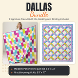 Dallas Bundle - Modern Patchwork and First Bloom quilts - photo 1 of 13 - The Fabric Hut