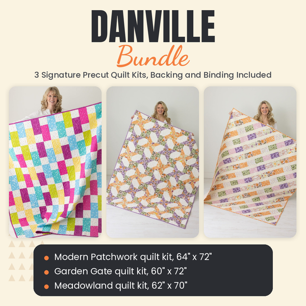 Danville Bundle - Modern Patchwork, Garden Gate and Meadowland quilts - photo 1 of 19 - The Fabric Hut