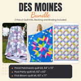 Des Moines Bundle - Floral Patchwork, Pool Party and First Bloom quilts - photo 1 of 19 - The Fabric Hut