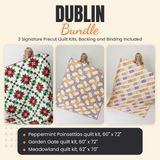 Dublin Bundle - Peppermint Poinsettias, Garden Gate and Meadowland quilts - photo 1 of 19 - The Fabric Hut