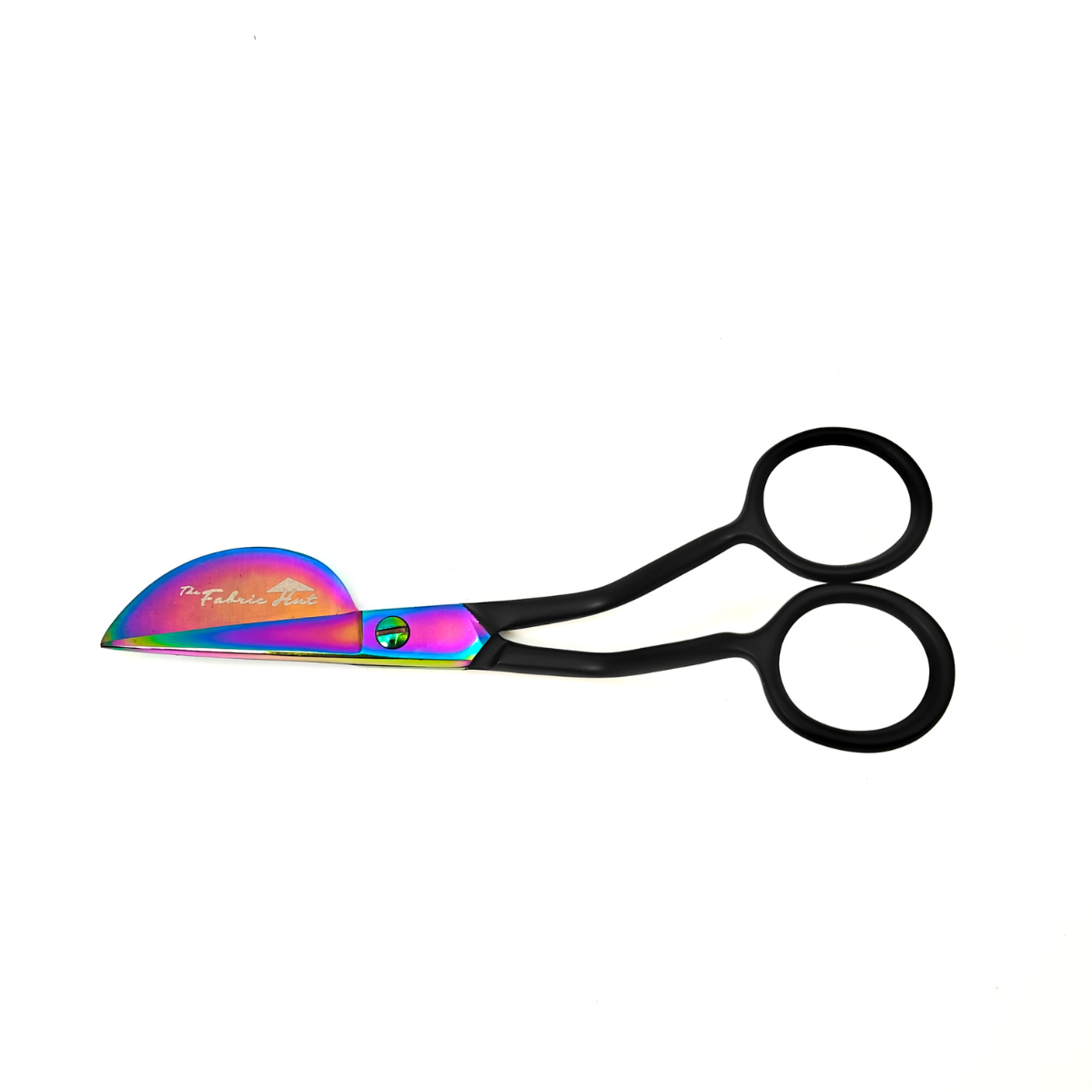 The Fabric Hut 6" Duckbill Appliqué Titanium-Coated Scissors - Double Curved Handles