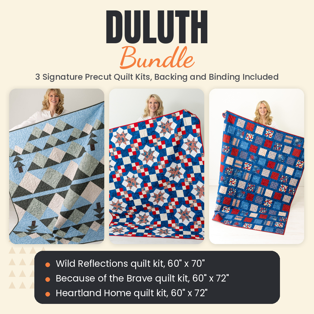 Duluth Bundle - Wild Reflections, Because of the Brave and Heartland Home quilts - photo 1 of 18 - The Fabric Hut