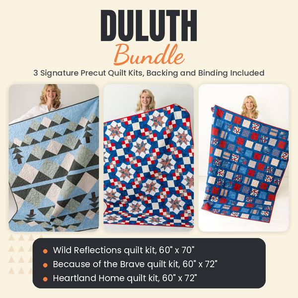 Duluth Bundle - Wild Reflections, Because of the Brave and Heartland Home quilts - photo 1 of 18 - The Fabric Hut