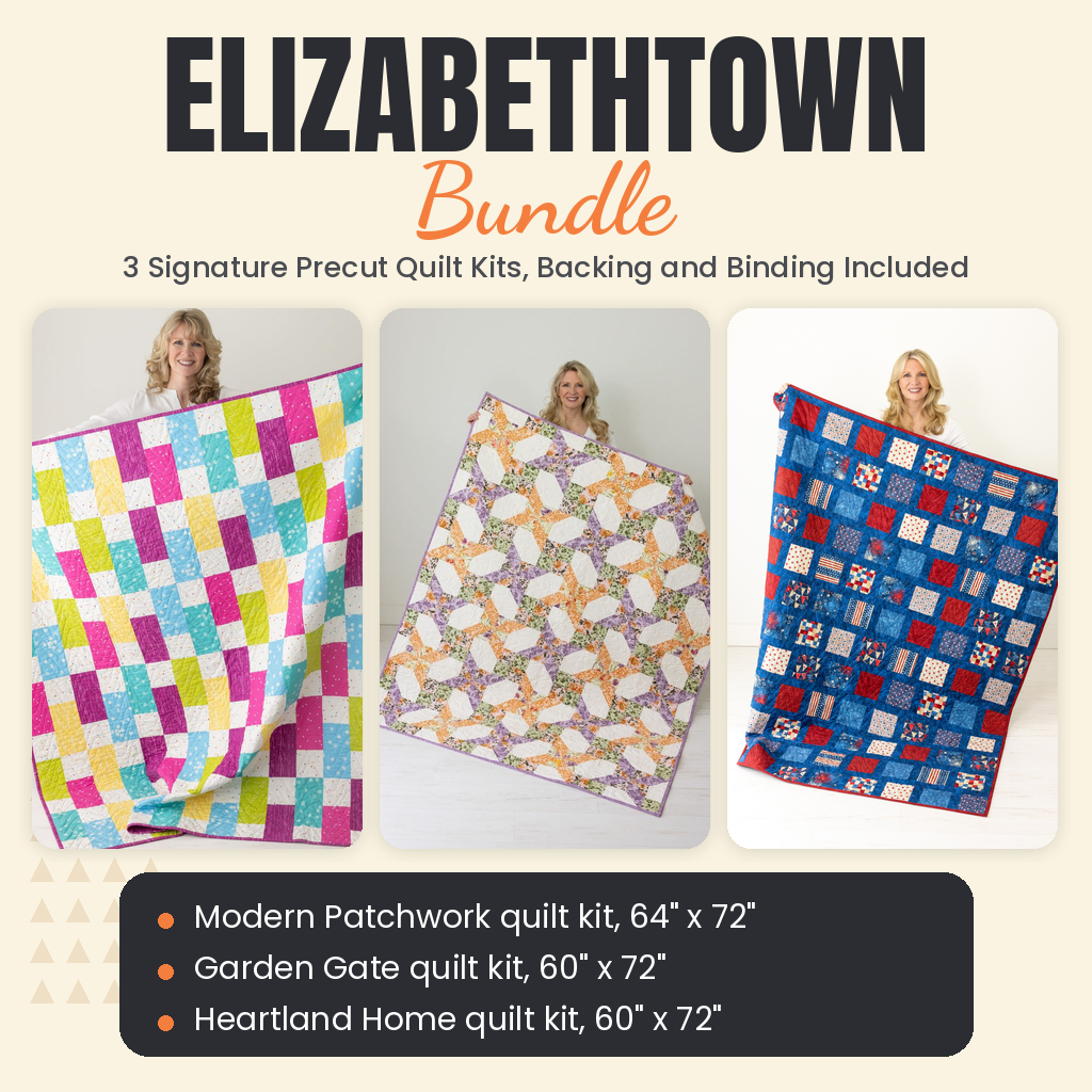 Elizabethtown Bundle - Modern Patchwork, Garden Gate and Heartland Home quilts - photo 1 of 18 - The Fabric Hut