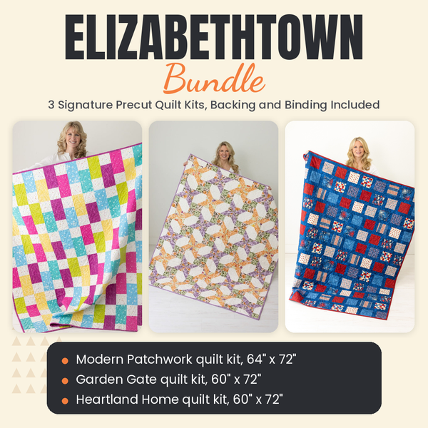 Elizabethtown Bundle - Modern Patchwork, Garden Gate and Heartland Home quilts - photo 1 of 18 - The Fabric Hut