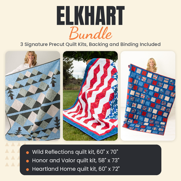 Elkhart Bundle - Wild Reflections, Honor and Valor and Heartland Home quilts - photo 1 of 18 - The Fabric Hut