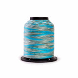 Finesse Classic Variegated Quilting Thread, 50wt Polyester - Mermaid Cove - 1100 Yards - The Fabric Hut