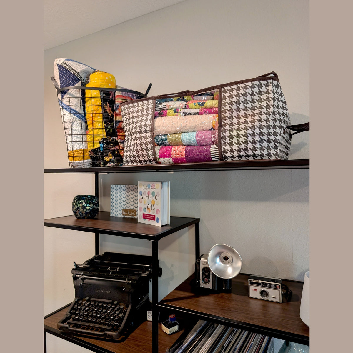 2pcs/set Storage Bags With Window, 50L + 75L