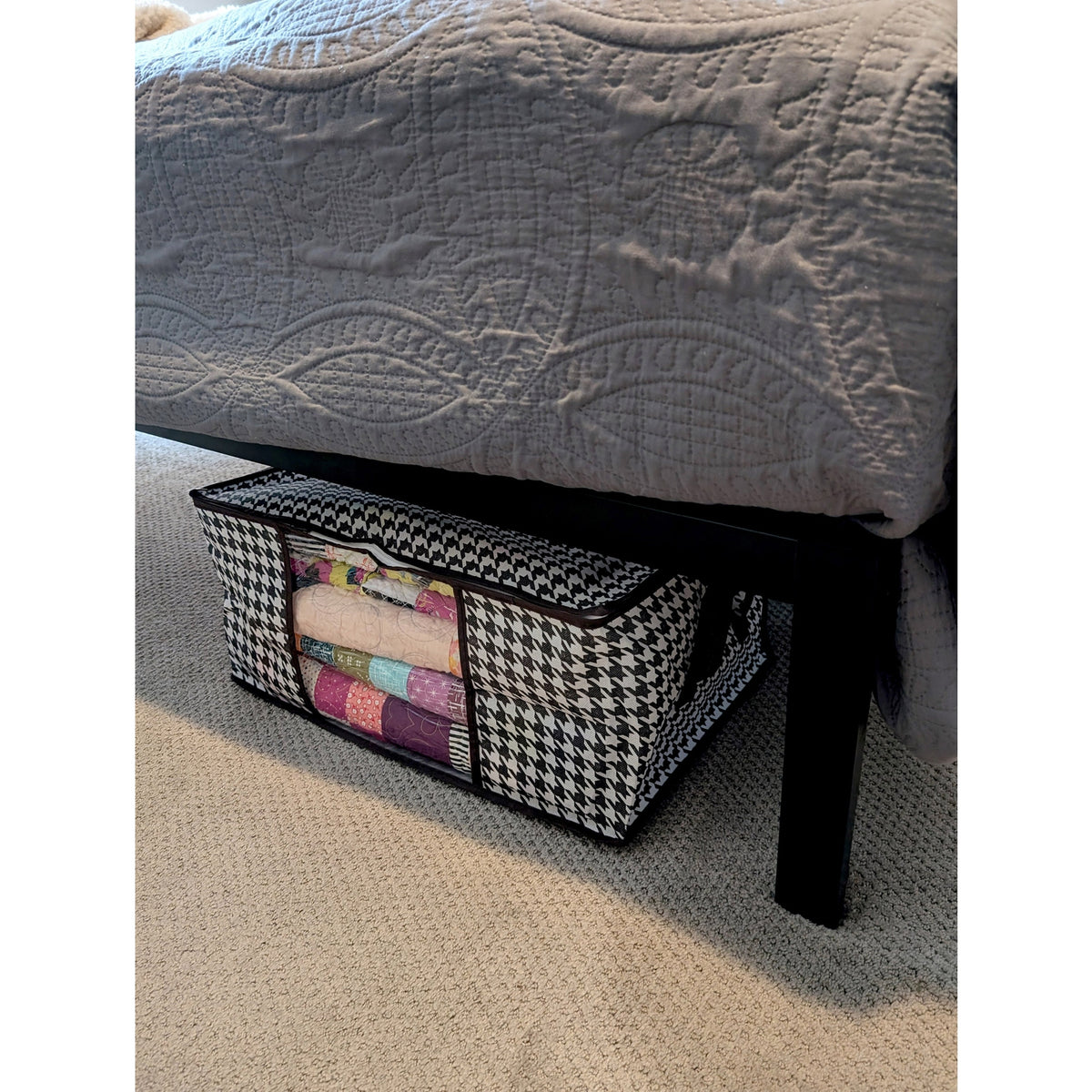 2pcs/set Storage Bags With Window, 50L + 75L