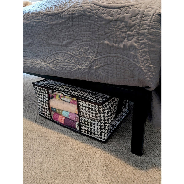 2pcs/set Storage Bags With Window, 50L + 75L