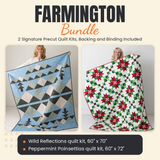 Farmington Bundle - Wild Reflections and Peppermint Poinsettias quilts - photo 1 of 13 - The Fabric Hut