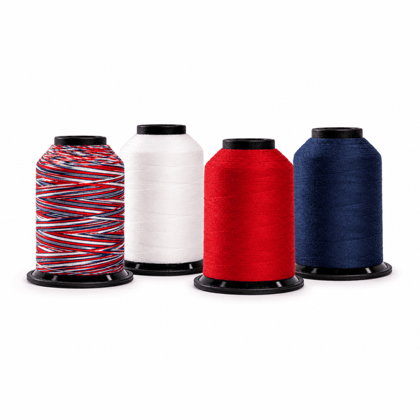 Finesse Classic Quilting Thread Bundle - Patriotic - 4 x 1100 Yards - photo 1 of 2 - The Fabric Hut